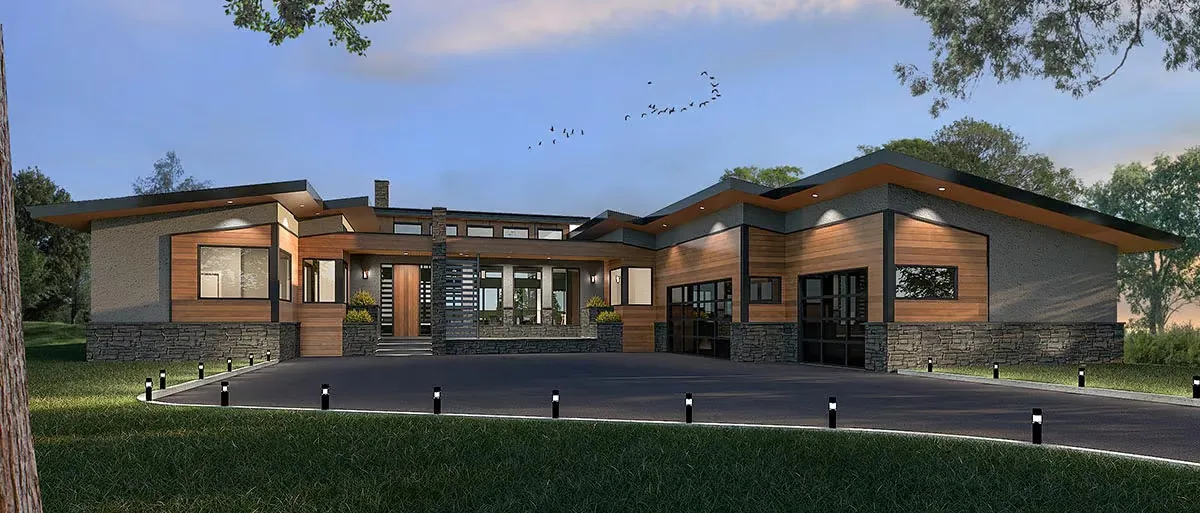 The Healer home plan rendering
