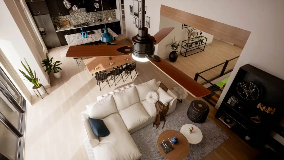 Wolf Den rendering