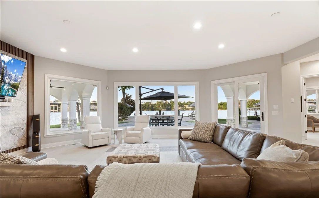 Custom lake home